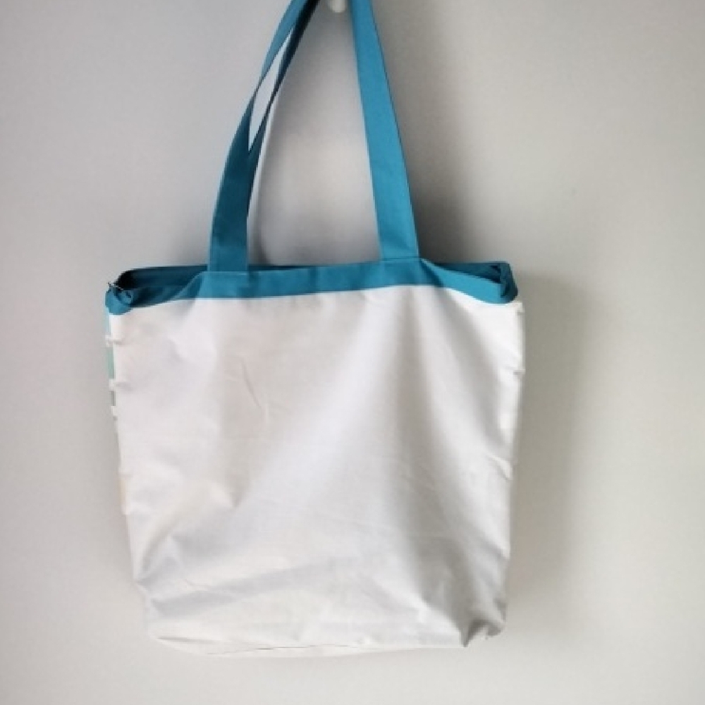 Striped Multicolor Tote Bag - Picture 2 of 4